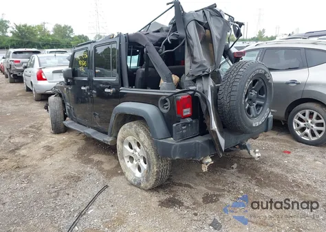 2016 Jeep Wrangler Unlimited Sport из США, поврежденный, VIN 1C4BJWDG6GL206559